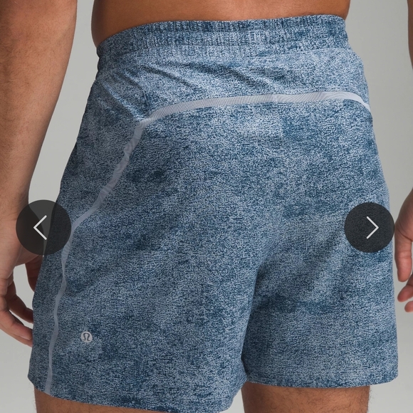 lululemon athletica Other - Lululemon Pace Breaker  Lined Short 5"Gravel Dust Iron Blue Multi